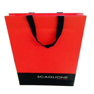 Paper Shopping Gift Bag with Handle Band